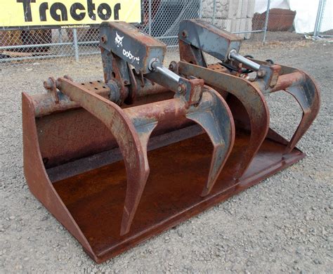 used grapple bucket for skid steer|bobcat grapple bucket craigslist.